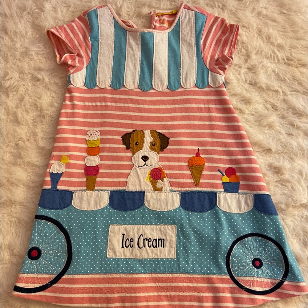 Mini Boden ice cream dress size 5-6y